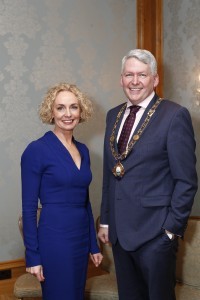 Anne O'Leary with Derry Gray