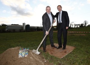 Pictured at the launch of Celtic Pure €5m plant expansion plans at Corcreagh, Co. Monaghan was Chief Executive of Celtic Pure, Padraig McEneaney with Republic of Ireland football manager Martin O’ Neill